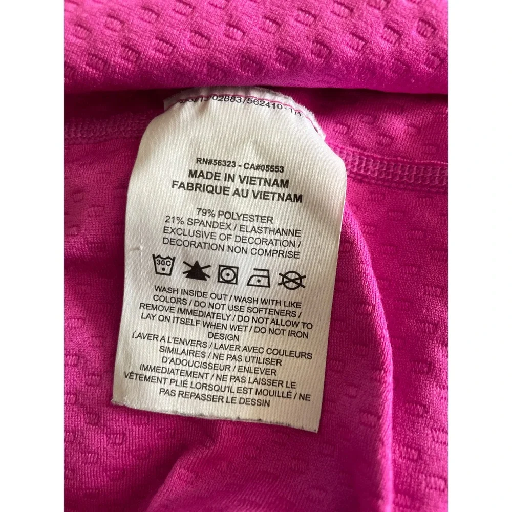 Nike Air Dri-FIT Miler Womens Pink Mesh  Running Tank Top Swoosh Logo Sz S